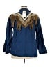 Assorted Brands Blue 3/4 Sleeve Blouse Size XXL (estimated) - photo 2