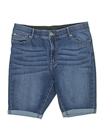 Avenue Denim Shorts (view 1)