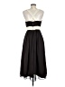 Max and Cleo 100% Polyester Color Block Black Cocktail Dress Size 8 - photo 2