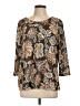 Allison Daley Brown 3/4 Sleeve Blouse Size L - photo 1