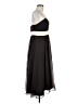 Max and Cleo 100% Polyester Color Block Black Cocktail Dress Size 8 - photo 4