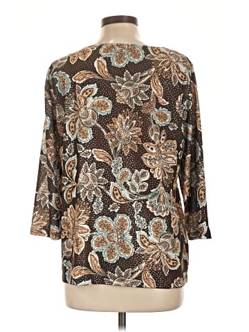 Allison Daley 3/4 Sleeve Blouse (view 2)