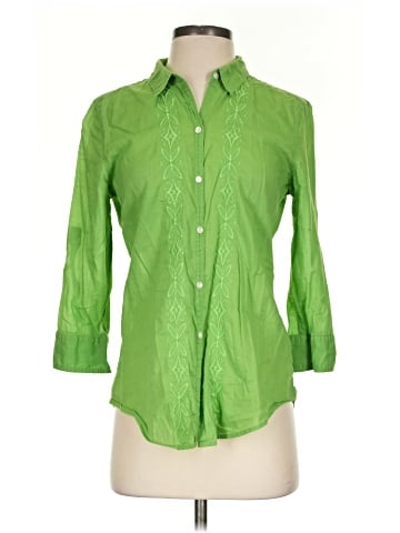 Banana Republic 3/4 Sleeve Button-Down Shirt (view 1)