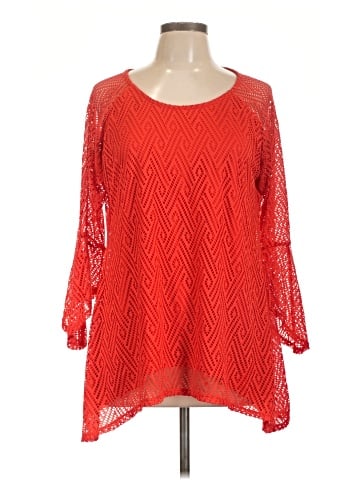 New Directions 3/4 Sleeve Blouse (view 1)