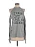 Unbranded Gray Sleeveless Top Size S - photo 1
