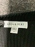 Amour Vert Stripes Black Pullover Sweater Size L - photo 7