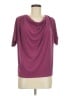 Green Envelope Burgundy Short Sleeve Top Size M - photo 1