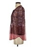 Daniel Rainn 100% Polyester Paisley Burgundy 3/4 Sleeve Blouse Size XS - photo 5