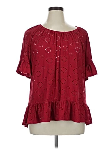 Perseption Concept Short Sleeve Blouse (view 1)
