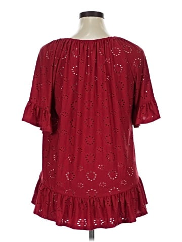 Perseption Concept Short Sleeve Blouse (view 2)