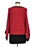 Alfani 100% Other Color Block Red Poncho Size M - photo 2