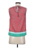 Ann Taylor LOFT 100% Polyester Red Sleeveless Blouse Size XS (petite) - photo 2