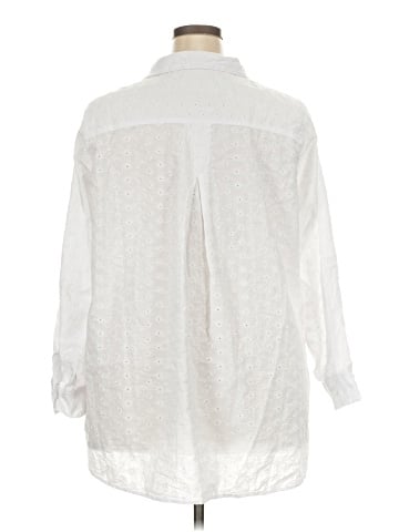Velvet Heart 3/4 Sleeve Button-Down Shirt (view 2)