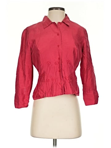 ICE 3/4 Sleeve Silk Top (view 1)