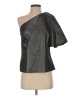 Zara 100% Polyester Metallic Silver Sleeveless Blouse Size XS - photo 1