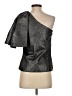 Zara 100% Polyester Metallic Silver Sleeveless Blouse Size XS - photo 2