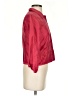 ICE 100% Silk Red 3/4 Sleeve Silk Top Size S - photo 4