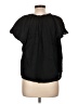 Gap Black Short Sleeve Blouse Size L - photo 2