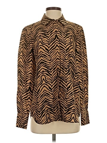 Lafayette 148 New York Long Sleeve Blouse (view 1)