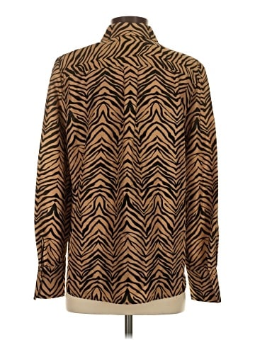 Lafayette 148 New York Long Sleeve Blouse (view 2)