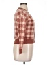 Copper Key Checkered-gingham Brown Cardigan Size XL - photo 4