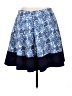 Milly Paisley Blue Casual Skirt Size XL - photo 2