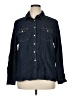 Classic Elements 100% Cotton Blue Long Sleeve Button-Down Shirt Size XL - photo 1