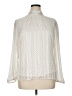 Sara Michelle 100% Polyester Ivory Long Sleeve Blouse Size XL - photo 1
