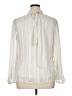 Sara Michelle 100% Polyester Ivory Long Sleeve Blouse Size XL - photo 2