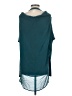 Gold Hawk 100% Silk Teal 3/4 Sleeve Silk Top Size S - photo 2