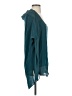 Gold Hawk 100% Silk Teal 3/4 Sleeve Silk Top Size S - photo 4