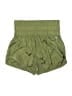 FP Movement Solid Green Athletic Shorts Size S - photo 1