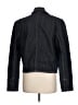 Maeve Chevron-herringbone Black Blue Denim Jacket Size L - photo 2