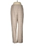 Chaps Plaid Tan Dress Pants Size 8 - photo 1