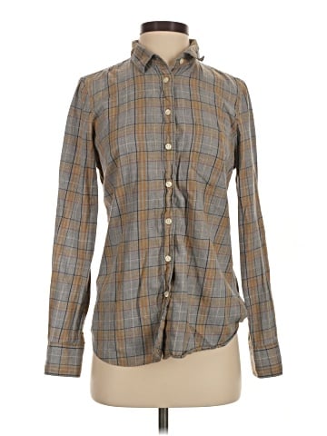 J.Crew Factory Store Long Sleeve Button-Down Shirt (view 1)