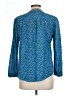 J.Crew Blue Long Sleeve Blouse Size 10 - photo 2
