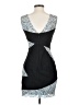BCBGMAXAZRIA Graphic Black Cocktail Dress Size 0 - photo 2