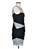 BCBGMAXAZRIA Graphic Black Cocktail Dress Size 0 - photo 4