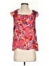 Parker Pink Sleeveless Silk Top Size S (estimated) - photo 1