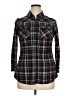 Unique 100% Cotton Plaid Multi Color Green Long Sleeve Button-Down Shirt Size 1X - photo 1