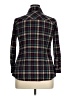 Unique 100% Cotton Plaid Multi Color Green Long Sleeve Button-Down Shirt Size 1X - photo 2