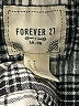 Forever 21 Plaid Black Long Sleeve Button-Down Shirt Size M - photo 7