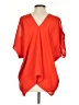 BB Dakota 100% Polyester Orange Short Sleeve Blouse Size XS - photo 2
