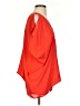 BB Dakota 100% Polyester Orange Short Sleeve Blouse Size XS - photo 4