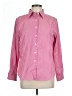 Foxcroft Stripes Pink Long Sleeve Button-Down Shirt Size 12 (petite) - photo 1