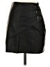 Express 100% Polyurethane Solid Black Faux Leather Skirt Size 0 - photo 1