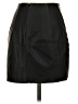 Express 100% Polyurethane Solid Black Faux Leather Skirt Size 0 - photo 2