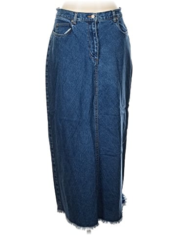 Bill Blass Denim Skirt (view 1)