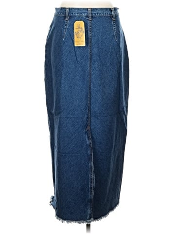 Bill Blass Denim Skirt (view 2)