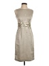 Calvin Klein 100% Polyester Silver Cocktail Dress Size 2 - photo 1